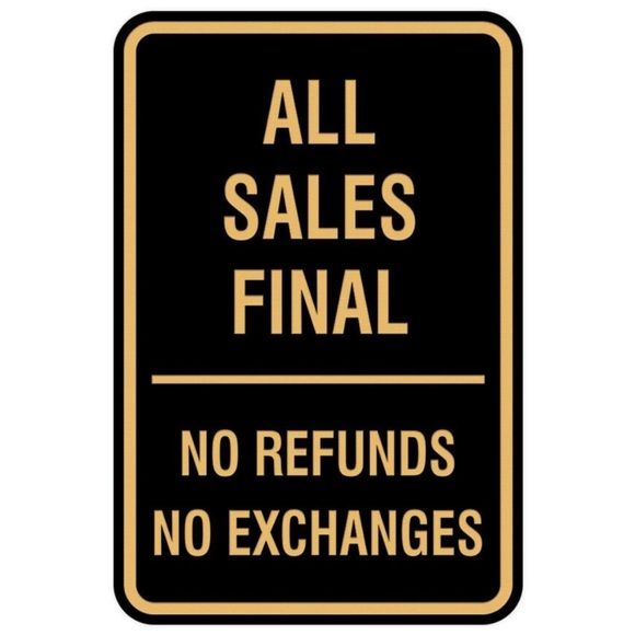 All Sales Final. No returns or exchanges! - Picture 1 of 1